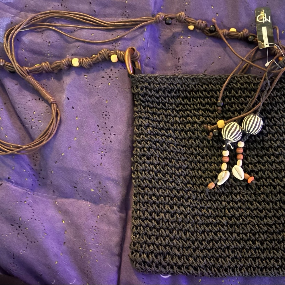 New Directions Dark Brown Crossbody Bag